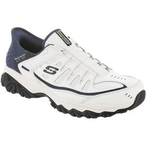 Skechers Men’s Afterburn M. Fit Grill Captain Slip-ins Sneaker White/Navy Size 8